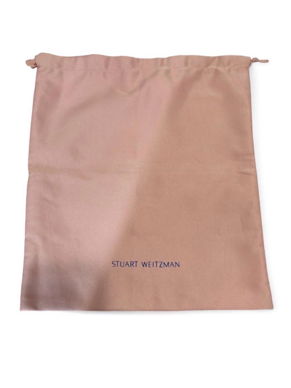 Stuart Weitzman Blush Pink Drawstring Dust Bag
